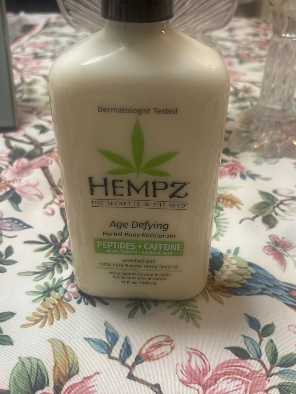 Hempz Age Defying Herbal Body Moisturizer - Peptides and Caffeine